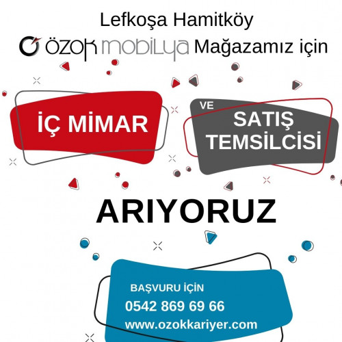 HAMİTKÖY ÖZOK MOBİLYA SATIŞ PERSONELİ